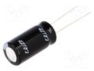 Capacitor: electrolytic; THT; 100uF; 250VDC; Ø16x25mm; Pitch: 7.5mm Elite