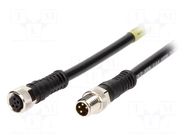 Cable: for sensors/automation; PIN: 4; 3m; plug; 30V; 3A MOLEX