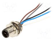 Connector: M12; socket; PIN: 5; male; Micro-Change; 250V; IP67; 4A MOLEX