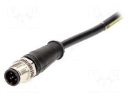 Connector: M12; plug; male; Micro-Change; PIN: 5; straight; 4A; 60V MOLEX