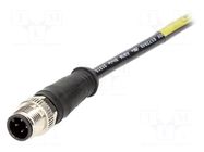 Connector: M12; plug; male; Micro-Change; PIN: 4; straight; 4A; 250V MOLEX