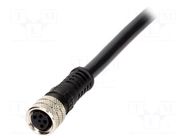 Connector: M8; female; PIN: 4; 3A; 60V; IP67; Nano-Change; straight MOLEX