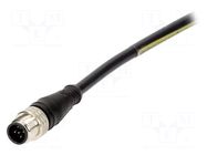 Connector: M12; plug; male; Micro-Change; PIN: 5; straight; 4A; 60V MOLEX