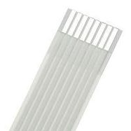 CABLE ASSY, FFC, 6POS, 254MM, WHITE