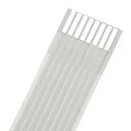 FFC / FPC CABLE, 4 POS, 305MM, WHITE