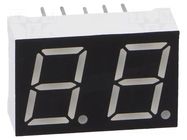 Display: LED; 7-segment; 10mm; 0.39"; No.char: 2; blue; 60mcd; anode OPTO Plus LED