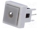 Switch: keypad; Pos: 2; SPST-NO; 0.05A/12VDC; white; LED; red/green HIGHLY ELECTRIC