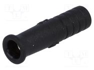 Connector: 2mm banana; socket; 10A; 30VAC; 60VDC; black; push-in ELECTRO-PJP