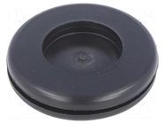 Grommet; with bulkhead; Ømount.hole: 25.5mm; Øhole: 19mm; PVC ESSENTRA