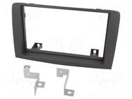 Radio frame; Fiat,Lancia; 2 DIN; grey ACV