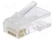 Connector: RJ45; plug; PIN: 8; Cat: 5e; 8p8c; for cable; IDC,crimped NINIGI