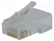 Connector: RJ45; plug; PIN: 8; Cat: 6; 8p8c; for cable; IDC,crimped NINIGI