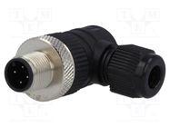 Plug; M12; PIN: 4; male; A code-DeviceNet / CANopen; for cable LUMBERG AUTOMATION