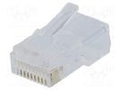 Plug; RJ50; PIN: 10; Layout: 10p10c; for cable; IDC,crimped NINIGI