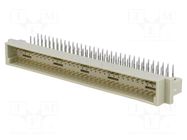 Connector: DIN 41612; socket; male; PIN: 64; angled 90°; THT; a+c NINIGI