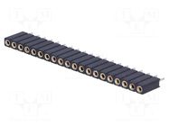 Connector: pin strips; socket; female; PIN: 20; straight; THT; 1x20 CONNFLY