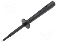 Measuring tip; 16A; black; Socket size: 4mm HT INSTRUMENTS