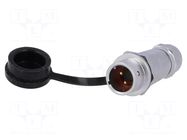 Connector: circular; plug; male; PIN: 2; IP67; SF12; 4÷6.5mm; 13A WEIPU