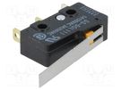 Microswitch SNAP ACTION; 3A/250VAC; with lever; SPDT; ON-(ON) OMRON Electronic Components