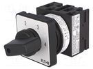 Switch: step cam switch; Stabl.pos: 4; 20A; 1-2-3-4; Poles: 1; Pos: 4 EATON ELECTRIC