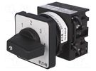Switch: step cam switch; Stabl.pos: 5; 20A; 0-1-2-3-4; Poles: 1 EATON ELECTRIC