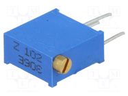 Potentiometer: mounting; multiturn; 1kΩ; 500mW; THT; ±10%; linear SR PASSIVES