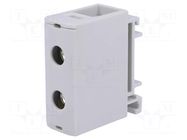 Splice terminal: rail; 160A; 1kV; screw terminal; grey; polyamide OUNEVA