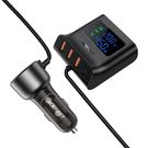 Car charger splitter with digital display Acefast B11 138W (black), Acefast