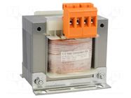 Transformer: mains; 120VA; 230VAC; 12V; Leads: terminal block; IP00 INDEL