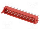 Wire-board; socket; male; PIN: 20; THT; on PCBs; 30V; 1A; -40÷105°C Amphenol Communications Solutions