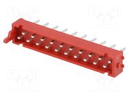 Connector: wire-board; socket; male; PIN: 20; 30V; 1A; straight; THT AMPHENOL COMMUNICATIONS SOLUTIONS