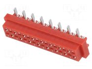 Connector: wire-board; socket; female; PIN: 16; 30V; 1A; vertical AMPHENOL COMMUNICATIONS SOLUTIONS