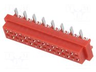 Connector: wire-board; socket; female; PIN: 16; 30V; 1A; vertical AMPHENOL COMMUNICATIONS SOLUTIONS