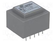 Transformer: encapsulated; 1.2VA; 230VAC; 24V; 50mA; PCB; IP00 INDEL