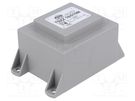 Transformer: encapsulated; 20VA; 230VAC; 7.5V; 2.66A; PCB; IP00 INDEL