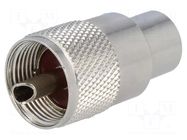 Connector: UHF (PL-259); plug; male; straight; RG11; for cable NINIGI