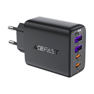 Wall charger Acefast A61 GaN 2xUSB-A, 2xUSB-C PD45W EU (black), Acefast