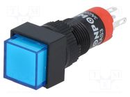 Switch: push-button; Pos: 2; SPDT; 0.5A/250VAC; 1A/24VDC; ON-(ON) ONPOW