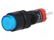 Switch: push-button; Pos: 2; SPDT; 0.5A/250VAC; 1A/24VDC; ON-ON ONPOW