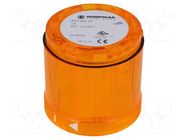 Module: light signaller; orange; 24VDC; 24VAC; IP54; Ø70x66mm WERMA