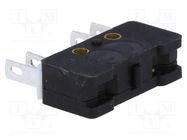 Microswitch SNAP ACTION; 2.5A/250VAC; 0.3A/220VDC; ON-(ON); IP40 PROMET