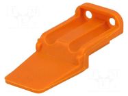 Secondary lock; female; PIN: 2; orange; DTM DEUTSCH