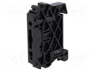 Holder; black; TS35 WEIDMÜLLER
