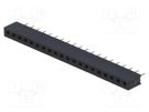 Socket; pin strips; female; PIN: 20; straight; 2mm; THT; 1x20; L2.7mm CONNFLY