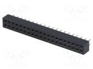 Socket; pin strips; female; PIN: 40; straight; 2mm; THT; 2x20 CONNFLY