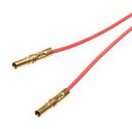 FEMALE CONTACT W/28AWG WIRE, RED, 300MM