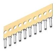 SIP SOCKET, 10POS, 2.54MM, GOLD, TH