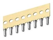SIP SOCKET, 8POS, 2.54MM, GOLD, TH