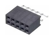 CONN, R/A RCPT, 10POS, 2ROW, 2.54MM