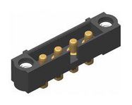 CONNECTOR, HEADER, 4POS, 1ROW, 4MM